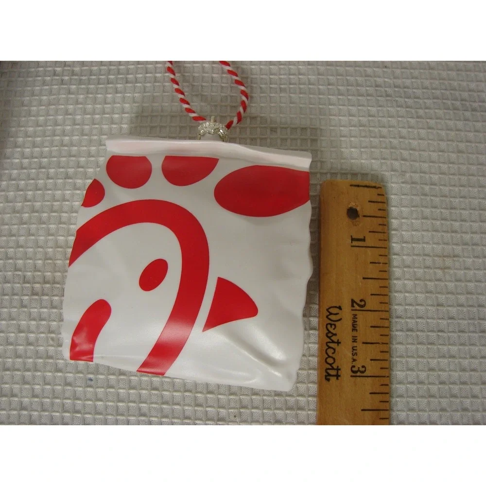 Chick-fil-A Original Chicken Sandwich Foil Bag Holiday Ornament 2024 LIMITED ED